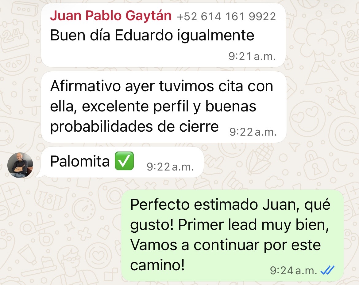 Testimonio de cliente 1